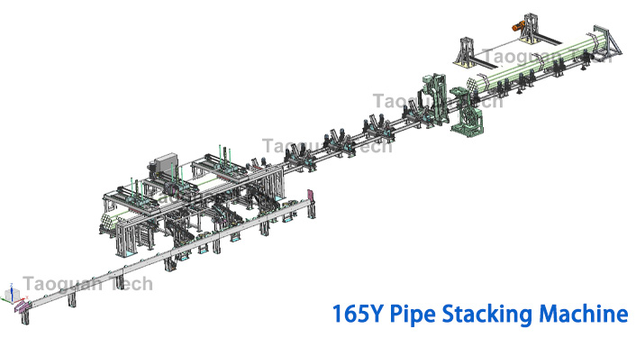 165-Electromagnetic Sucker Automatic Tube Palletizer